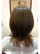 ヘアー グリーン(hair green) 30代40代シースルーウルフ/くびれシースルー