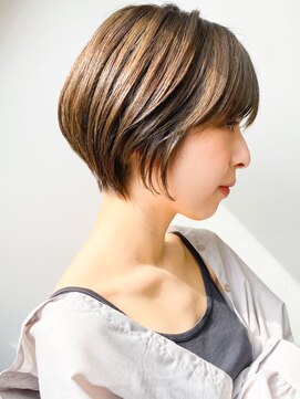 スタートウキョウ 渋谷(STAR TOKYO) 20代30代小顔ショートココアブラウン小顔美肌ストレート丸み