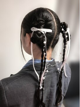アールエーサロンモノクロ 秋葉原(RA SALON モノクロ) カチモリリボンツイン