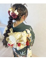 リンク(Link)&nbsp;編みおろしアレンジ/成人式アレンジ/成人式／平塚