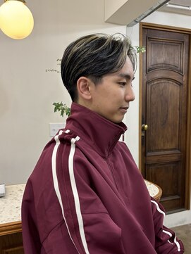 シエン 恵比寿(CIEN) メンズハイライト/センターパート/64パート/ツーブロック