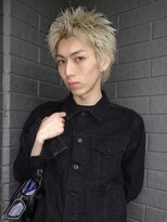 アビー(ABEY)&nbsp;スパイキーショート/刈り上げなし/ハイトーン/ホワイトベージュ