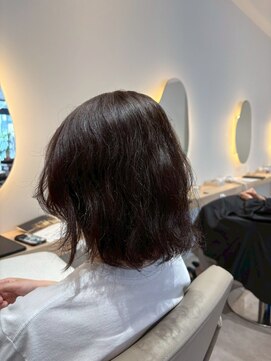 ルーチェココ ブラン(Lu'ce coco blanc) ラフウェーブボブ