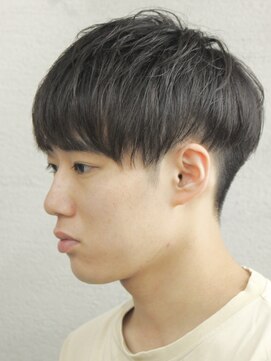 ミッドシー(mid-c) 束感マッシュ［メンズカット/メンズマッシュ/眉カット］