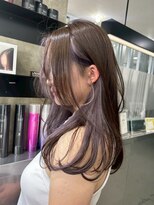 キング(K!ng) ハイライトカラーミルクティーベージュレイヤーカット