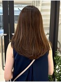 「evri」セミロングレイヤー　レイヤー　髪質改善　ストレート