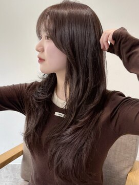 ビューシンサイバシ(VIEW SHINSAIBASHI) 透明感グレージュざくざくハイレイヤー