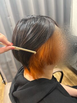 テーラ 南流山店(TELA) オレンジのインナー【TELA HAIR南流山】