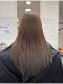 石橋阪大前/透明感/ダブルカラー/フォギーベージュ/髪質改善