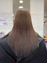 ヘアースペースブルーム プリュス 石橋店(HAIR SPACE BLOOM plus) 石橋阪大前/透明感/ダブルカラー/フォギーベージュ/髪質改善
