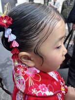 ピークアブー アヴェダ アトレ恵比寿(PEEK-A-BOO AVEDA)&nbsp;七五三/着付け/ヘアメイク/女の子/ヘアアレンジ/波ウェーブ