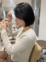 ロマリア(Lomalia)&nbsp;ボブヘア/ダークグレージュ/イメチェン/前髪[表参道原宿]