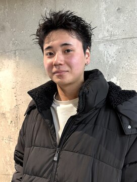 オルカ(ORCA) 無造作スパイキーショート/ピンパーマ/アップバングスタイル