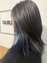 ギルド 東久留米店(GUILD)&nbsp;インナーブルーで抜け感ミディ