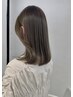 透明感シースルーカラー+カット