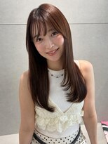 トリッカ シブヤ(TRICCA SHIBUYA)&nbsp;レイヤーカット/ロング/顔まわりレイヤー/シースルーバング/艶髪