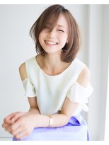 ヘアアンドエステ ヒロイン 西麻布本店(Hair&Esthe HIROIN)&nbsp;上品フォルムのエフォートレスボブ『山村雄貴』
