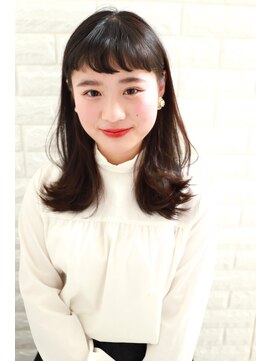 アールヘアーデザイン 千種(r hair design) ロング♪外ハネ♪オン眉♪