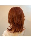 LuTa☆吉祥寺オレンジベージュ 無造作ニュアンスカール