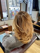 ブロッサム 北浦和店&nbsp;イエローベージュのレイヤースタイル！