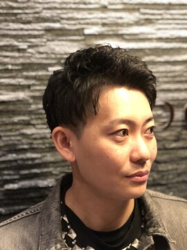 ヒロギンザ 田町店(HIRO GINZA) ツーブロック×アイロンパーマ　HIRO銀座/田町/メンズショート