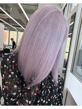 エゴル ナゴヤサカエ(ENGOL NAGOYA SAKAE) ホワイトラベンダー/ラベンダーカラー/ハイトーンカラー