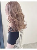 ガーランドウメダ(Garland umeda)&nbsp;yulk.1_シアピンクベージュ/ダブルカラー/ハイトーンカラー