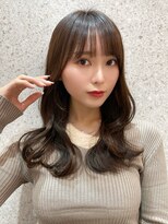 ルームバイシー 新宿(Loom. by Sea)&nbsp;【Loom.林】くびれヘア/ベビーバング/ショコラベージュ/韓国ヘア