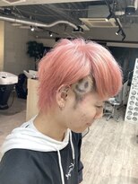 コワファーストナガサキシャンプーボーイ(COIFF1RST NAGASAKI SHAMPOO BOY)&nbsp;ブリーチ2回 ペールピンク