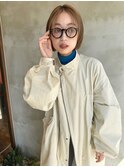 【CREAM】ベージュショート