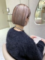 マイル 渋谷(mile)&nbsp;前髪カット/大人かわいい/レイヤーボブ/インナーカラー/渋谷駅