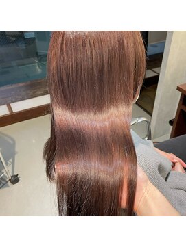 ヘアーメイクチック(HAIR MAKE CHiC) ミルクグレージュベージュカラーダブルカラー透明感カラー