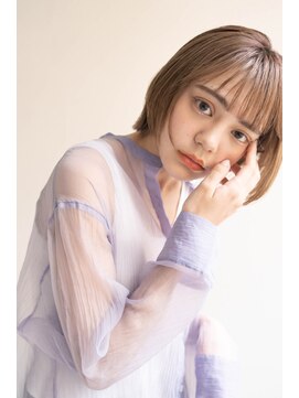 ジュール 新宿三丁目(Joule) ミディアムヘア/ショコラベージュ/ボブルフ/新宿