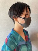 後ろ刈り上げ×ナチュラルショート【本多身和子】
