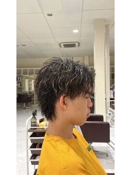 ワークスヘアー(WORKS HAIR) 無造作センターパート