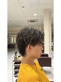 無造作センターパート