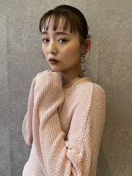 アース 三軒茶屋店(HAIR&MAKE EARTH) 三軒茶屋_レディース_ミディアム_ボブ_ヘアアレンジ_ヘアセット