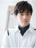 自然体な1分スタイリング無造作マッシュパーマh与野