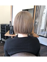 リピュア(Re:PURe)&nbsp;**ぱっつんボブミルクティーダブルカラー**