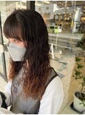 ロングウェーブパーマ