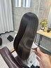 カット＋ストレート＋艶トリートメント￥17,000