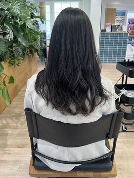 オーシャン(Ocean) 【OceanHair&Life田中愛梨】ブリーチ履歴あり/暗髪グレージュ