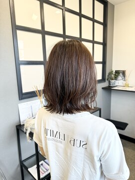 セジールへアメゾン(SAISIR HAIRMAISON) デザインカラー/レイヤーカット/ウェットヘア/オリーブベージュ