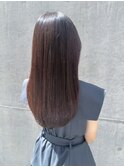 黒髪ストレート×ロングレイヤー