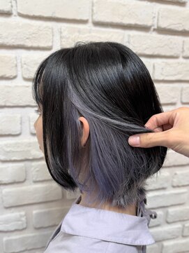 ビランチェ 池袋(bilancia) 大人ボブウルフ/レイヤーボブ/インナーカラー/シルバー/池袋東口