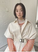 華奢レイヤーのぷつっとボブ