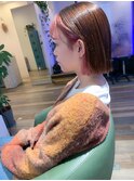 ストレート_切りっぱなし_フェイスフレーミング