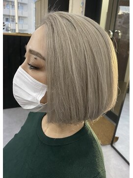 ウェイビー 桜木町店(WAVY) 【WAVY】ハイトーンボブ