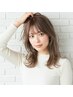【白髪のお悩みも解決♪】カット＋艶カラー＋ハイライト 　￥13,500～