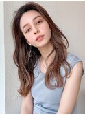 ♪大人可愛いかきあげロング外国人風ハイライト20代30代高田馬場